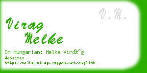 virag melke business card